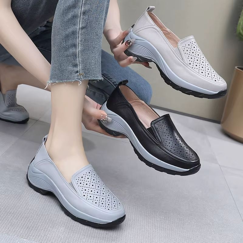 Yanny Dames Platform Lichte Loafers - Sky