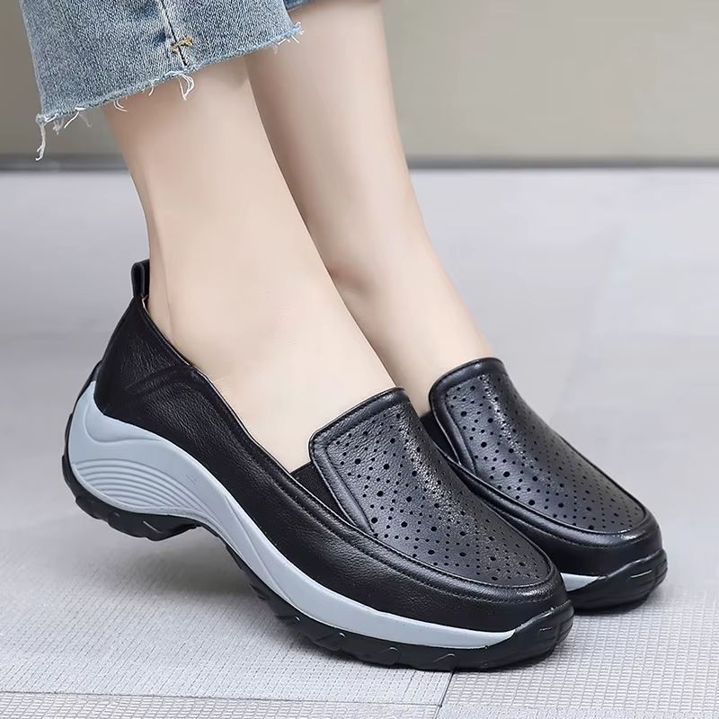 Yanny Dames Platform Lichte Loafers - Sky