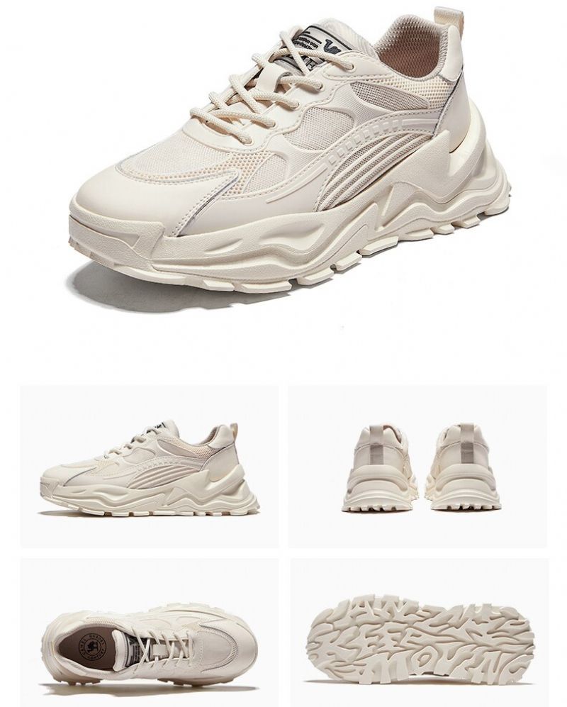 Yared Heren Platform Sneakers - Zwart