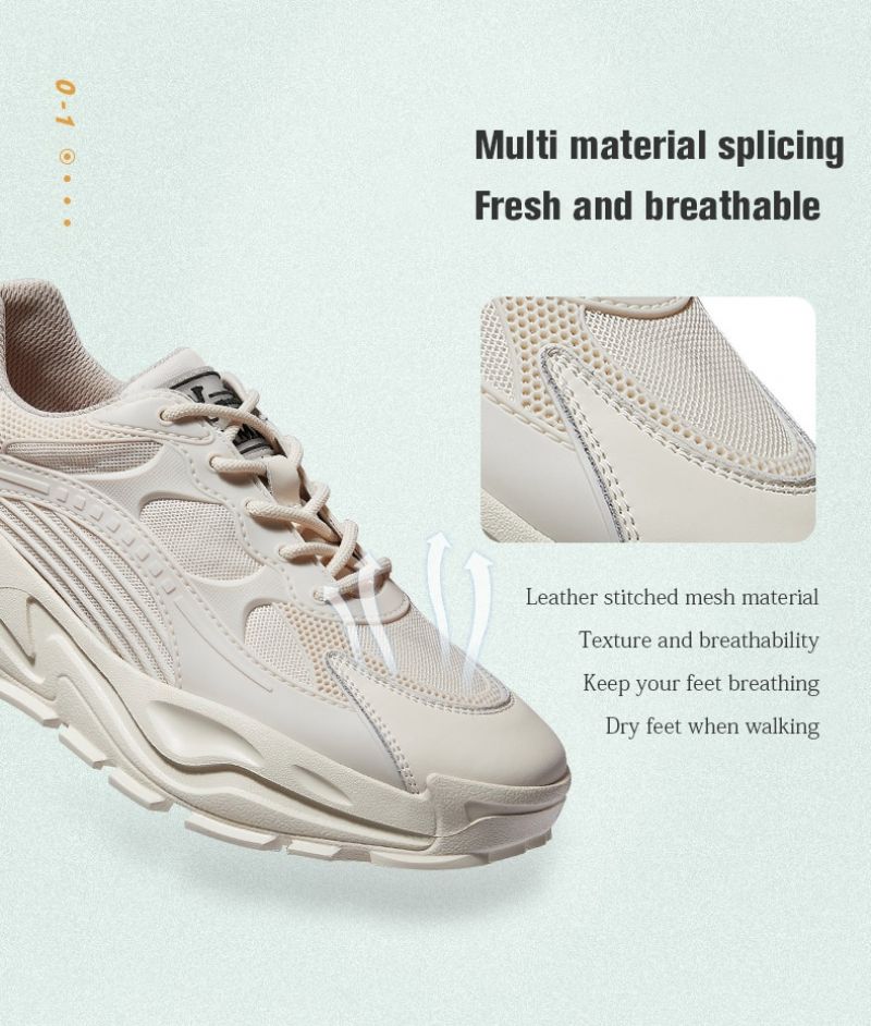 Yared Heren Platform Sneakers - Zwart