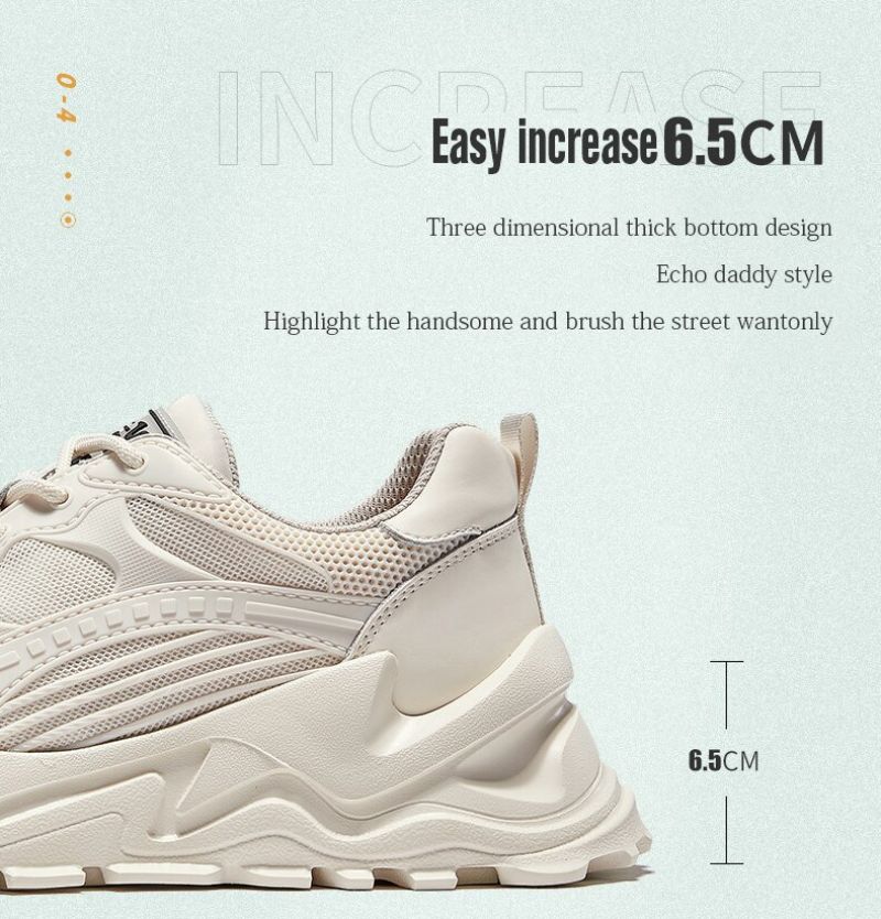 Yared Heren Platform Sneakers - Zwart