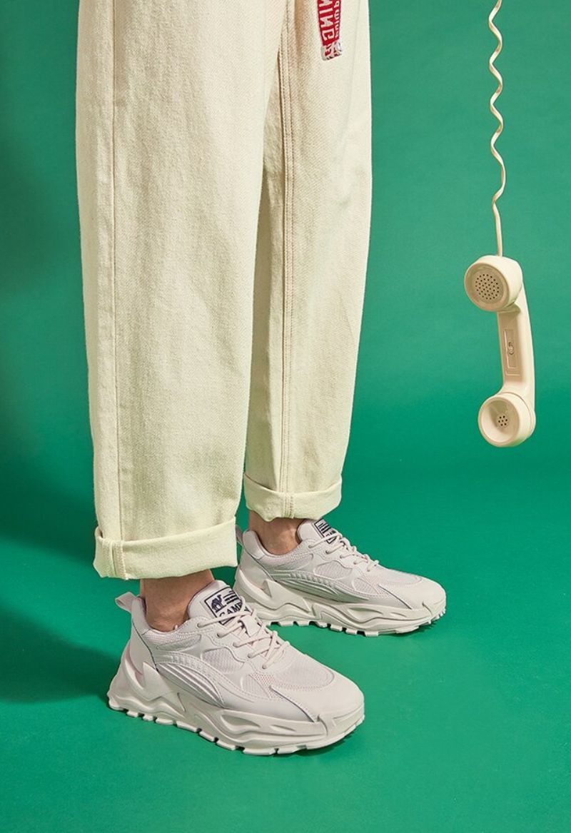 Yared Heren Platform Sneakers - Zwart