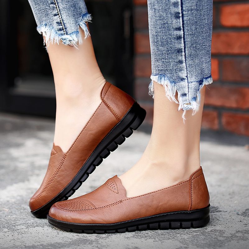 Yarely Dames Loafer Schoenen - Bruin