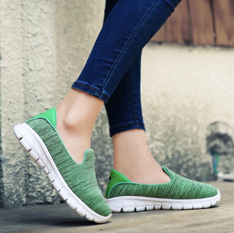 Yari Dames Instapschoenen - Groen