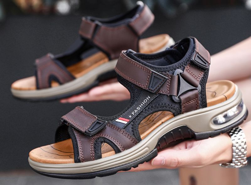 Yeimi Heren Casual Sandaal - Zwart