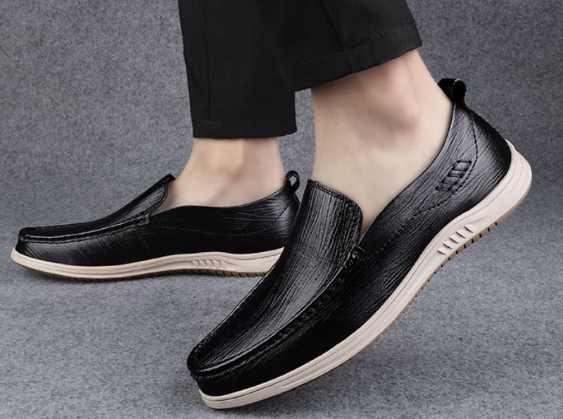 Yesid Heren Loafer Casual Schoenen - Bruin