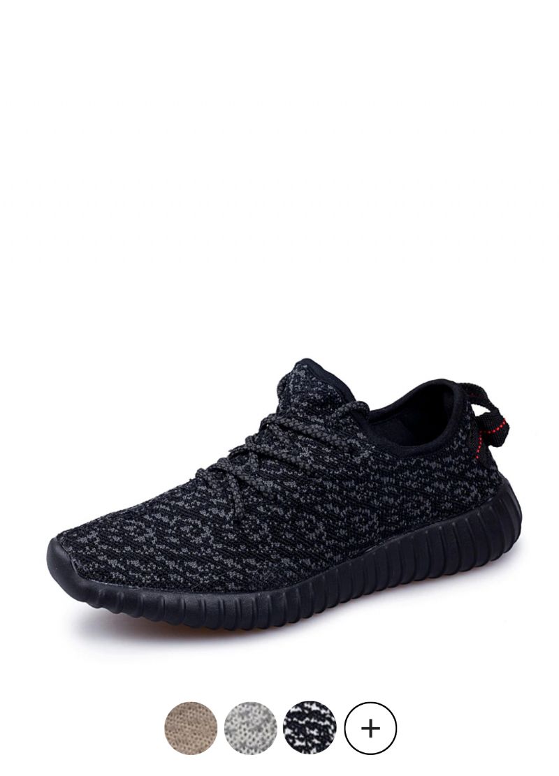 Yezy Ademende Mesh Sneaker Voor Heren