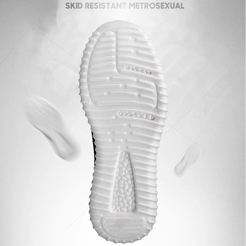 Yezy Ademende Mesh Sneaker Voor Heren - Zwart