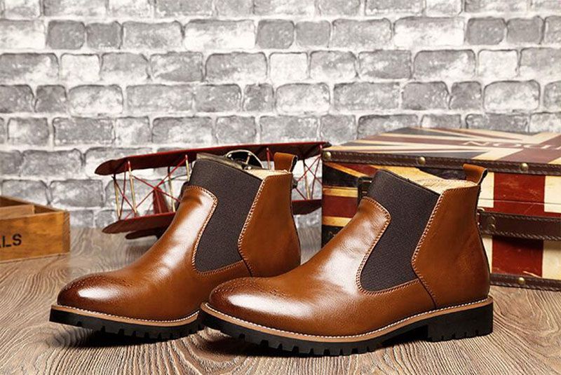 Yony Heren Chelsea Boot - Bruin