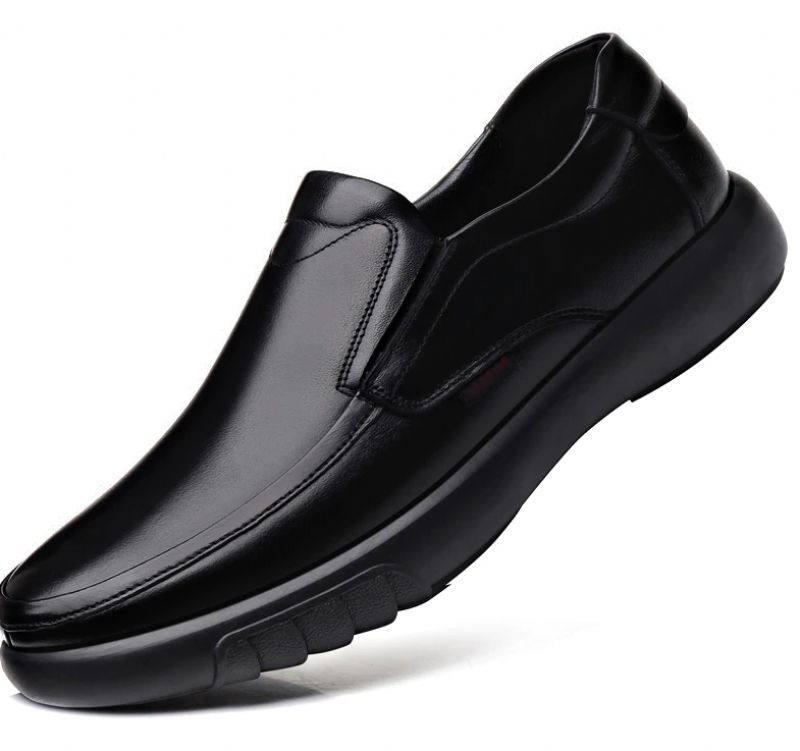 Yony Heren Loafers Geklede Schoenen - Zwart