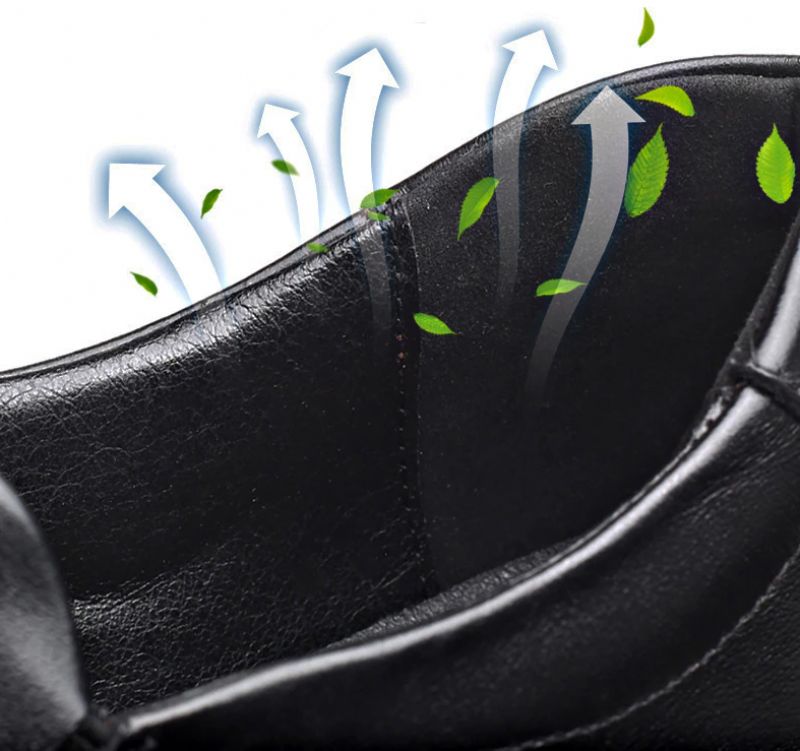 Yony Heren Loafers Geklede Schoenen - Zwart