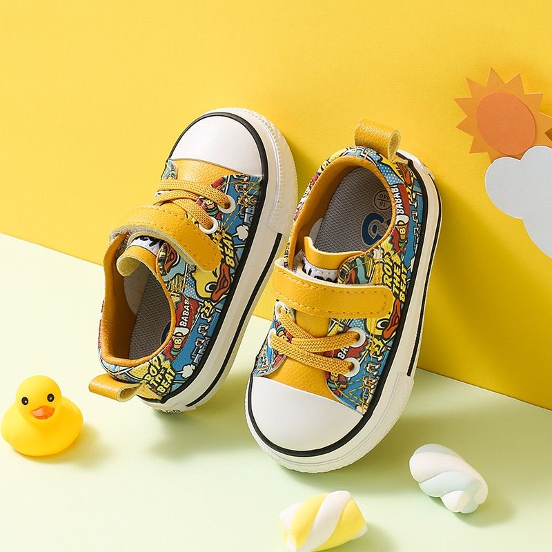 York Unisex Casual Sneaker Voor Kinderen - Geel