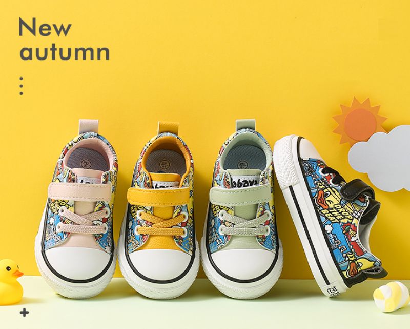 York Unisex Casual Sneaker Voor Kinderen - Geel
