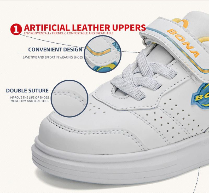 Yormand Jongens Fashion Sneaker - Wit