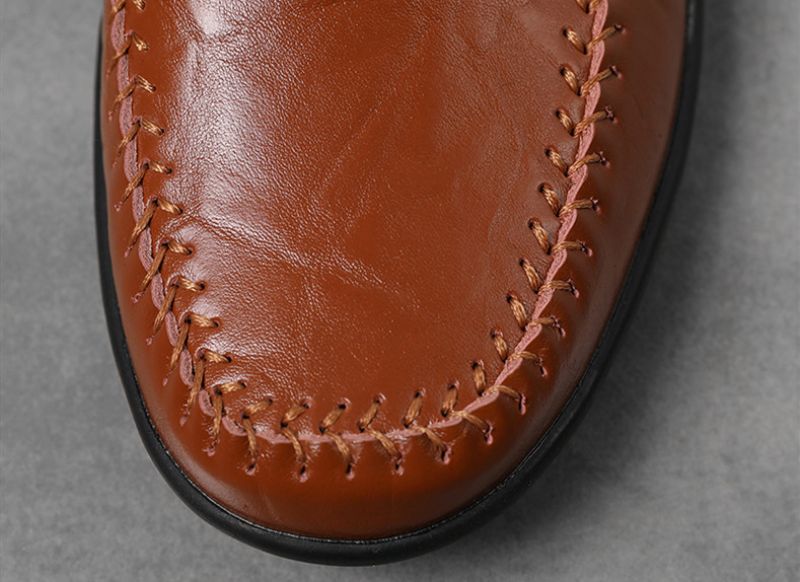 Yosmar Heren Loafers Casual Schoenen - Zwart