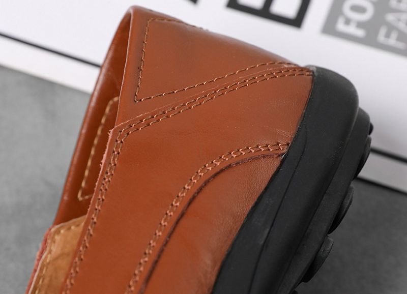 Yosmar Heren Loafers Casual Schoenen - Zwart