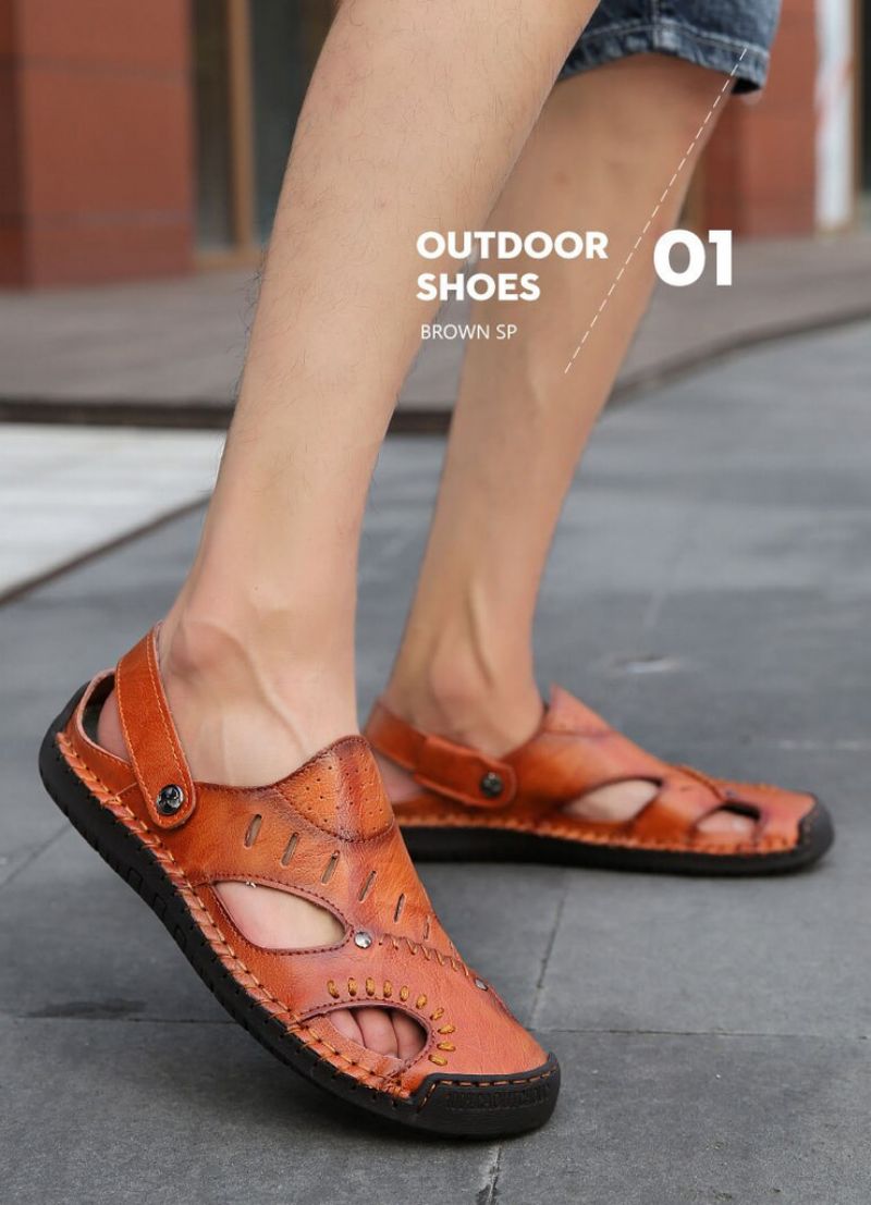Youssef Heren Outdoor Sandalen - Zwart