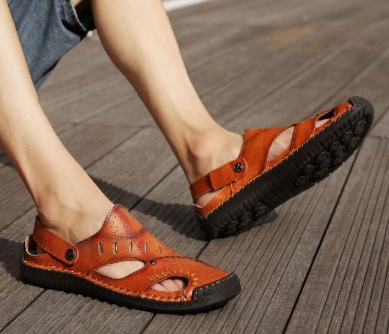 Youssef Heren Outdoor Sandalen - Zwart