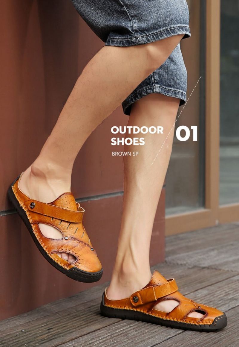 Youssef Heren Outdoor Sandalen - Zwart