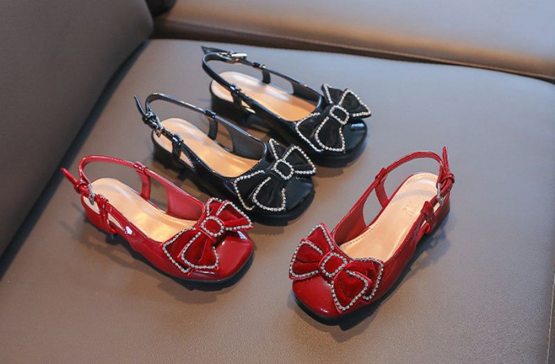 Yudi Platte Schoenen Voor Meisjes - Bordeauxrood