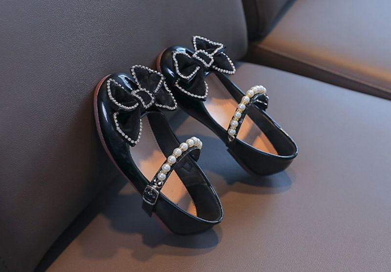 Yudi Platte Schoenen Voor Meisjes - Bordeauxrood