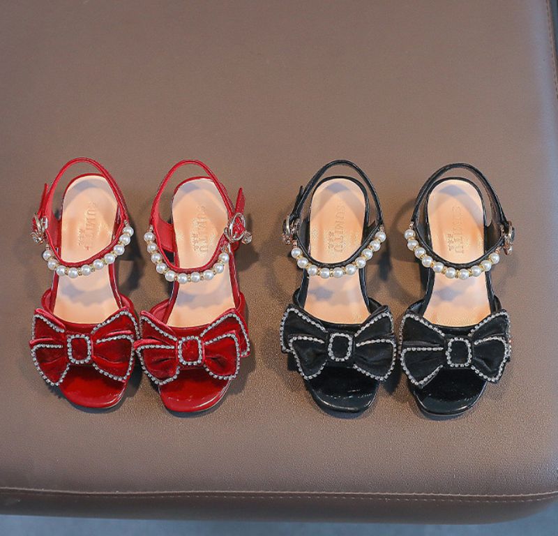 Yudi Platte Schoenen Voor Meisjes - Bordeauxrood