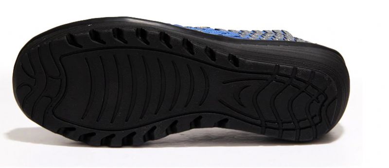Yuli Dames Wedges Schoenen - Zwart zilver