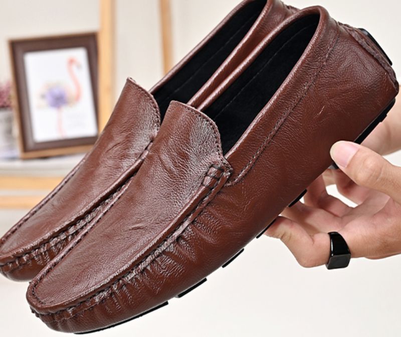 Yuri Heren Loafer Casual Schoenen - Bruin