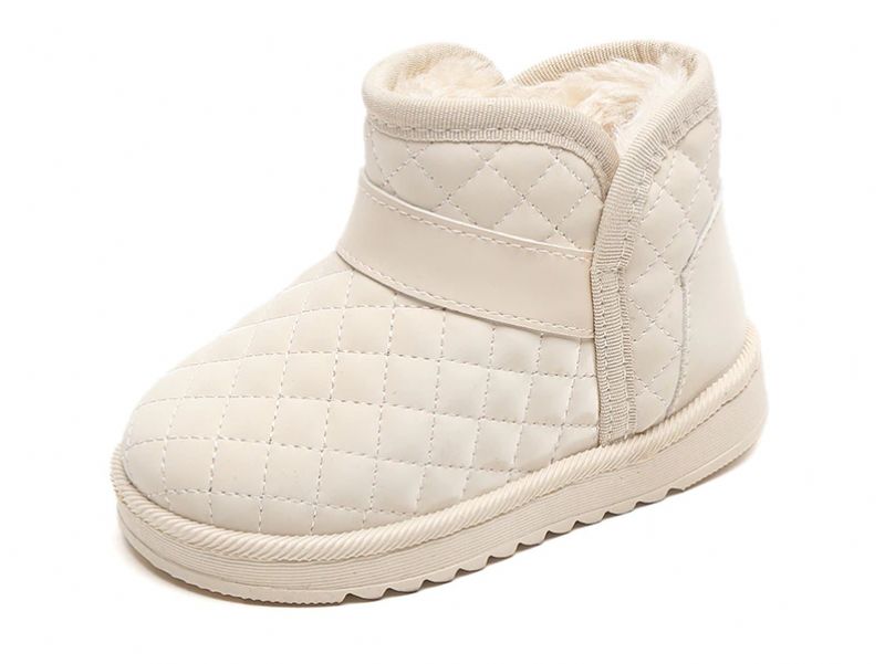 Yuridia Meisjes Snowboot - Beige Bont