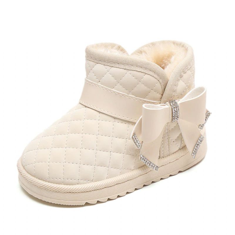 Yuridia Meisjes Snowboot - Beige Bont
