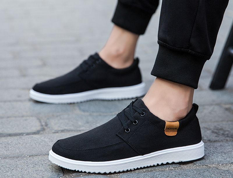Zabel Heren Casual Sneakers - Zwart