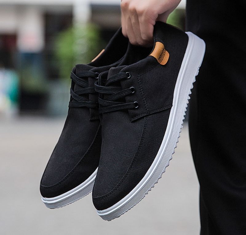 Zabel Heren Casual Sneakers - Zwart