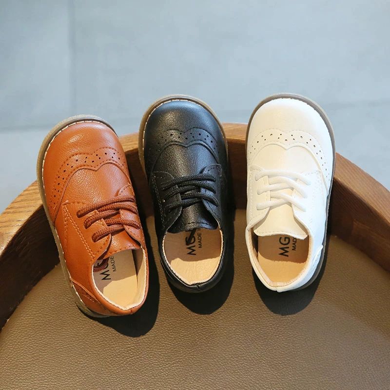 Zagreb Unisex Platte Schoenen Voor Kinderen - Bruin