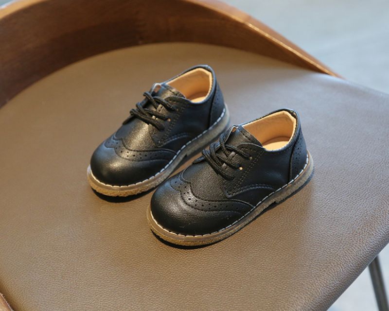 Zagreb Unisex Platte Schoenen Voor Kinderen - Bruin