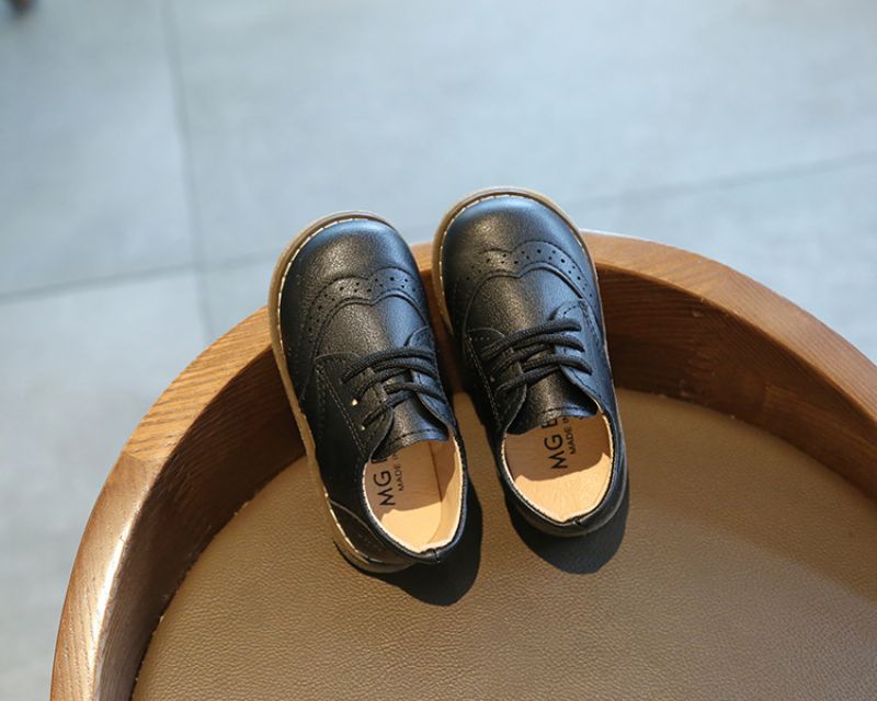 Zagreb Unisex Platte Schoenen Voor Kinderen - Bruin