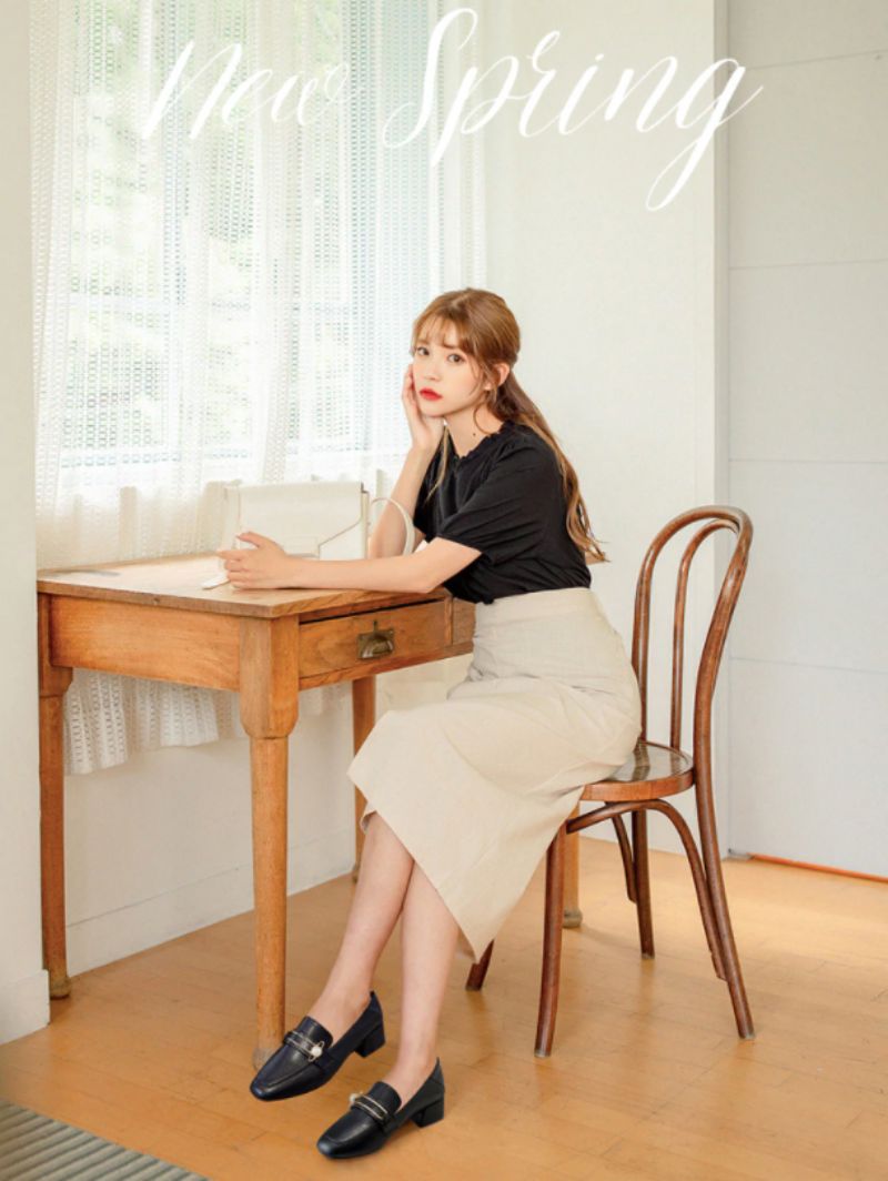 Zaley Dames Loafer - Beige
