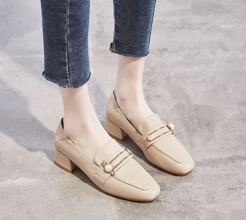 Zaley Dames Loafer - Beige