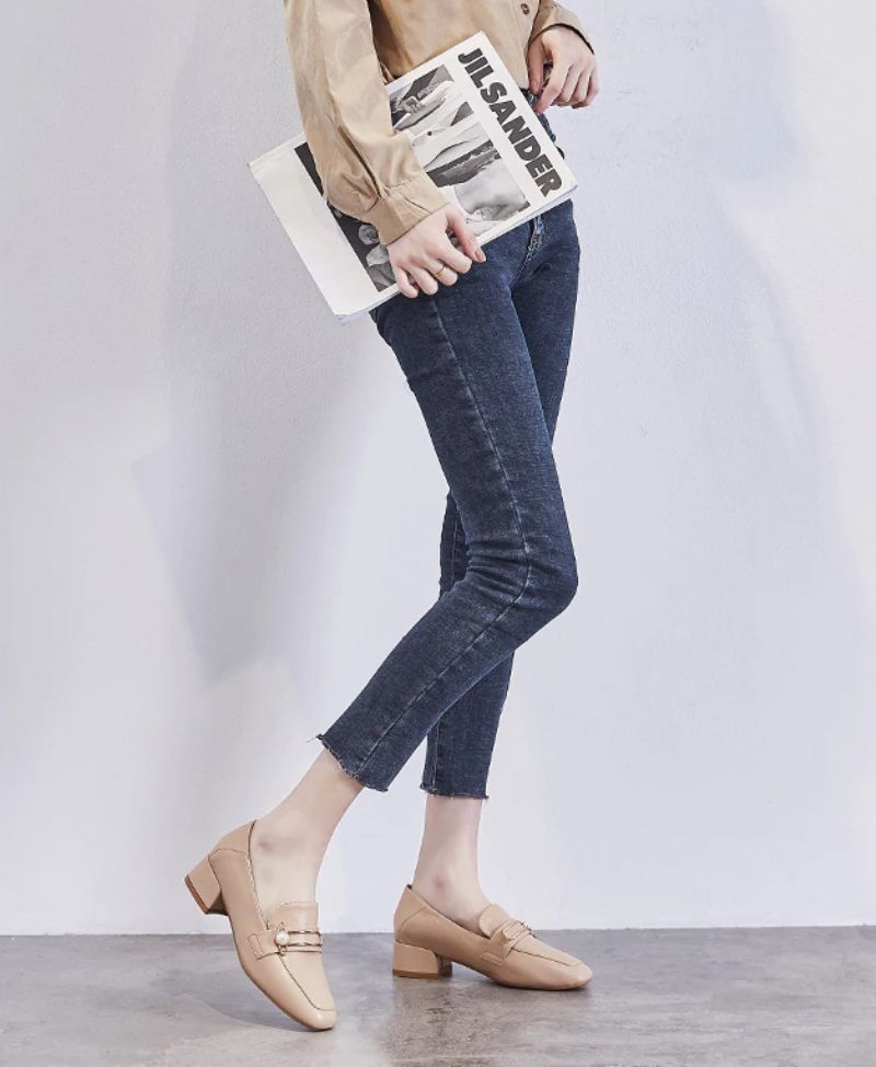 Zaley Dames Loafer - Beige