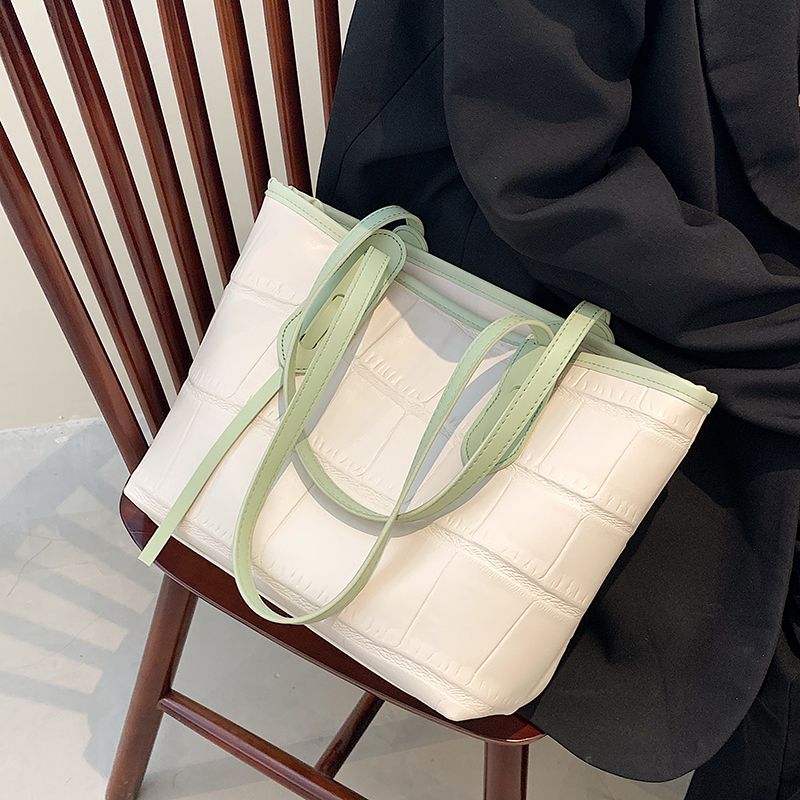 Zalora Dames Luxe Designer Leren Schouder Handtas - Khaki