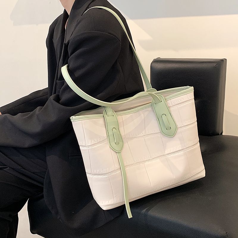 Zalora Dames Luxe Designer Leren Schouder Handtas - Khaki