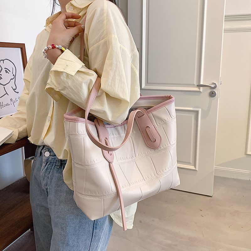 Zalora Dames Luxe Designer Leren Schouder Handtas - Khaki