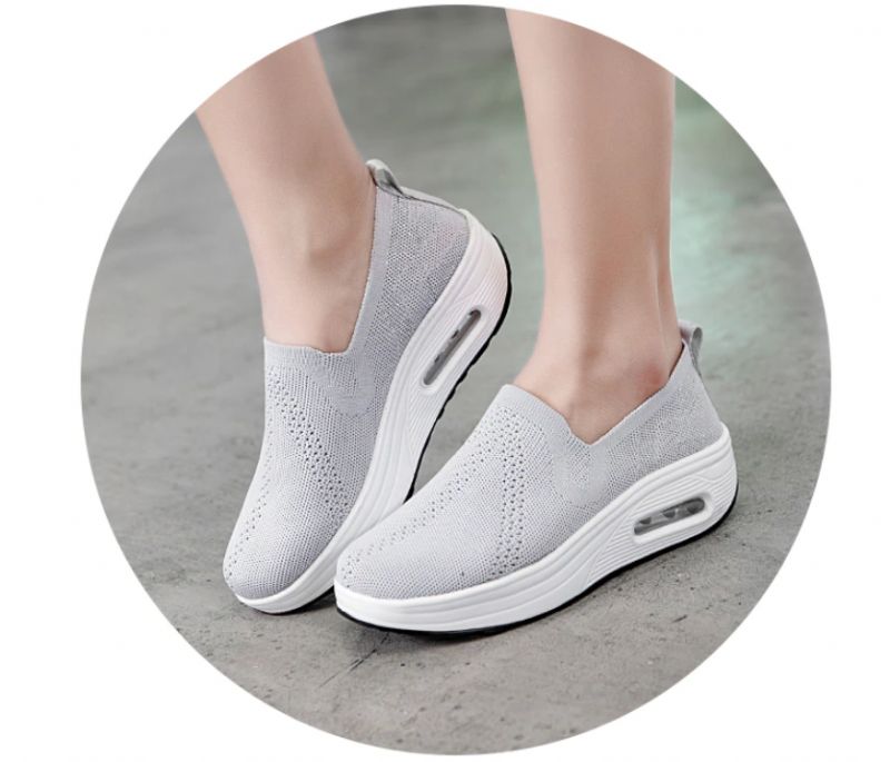 Zarely Platform Ademende Schoenen Voor Dames - Zwart