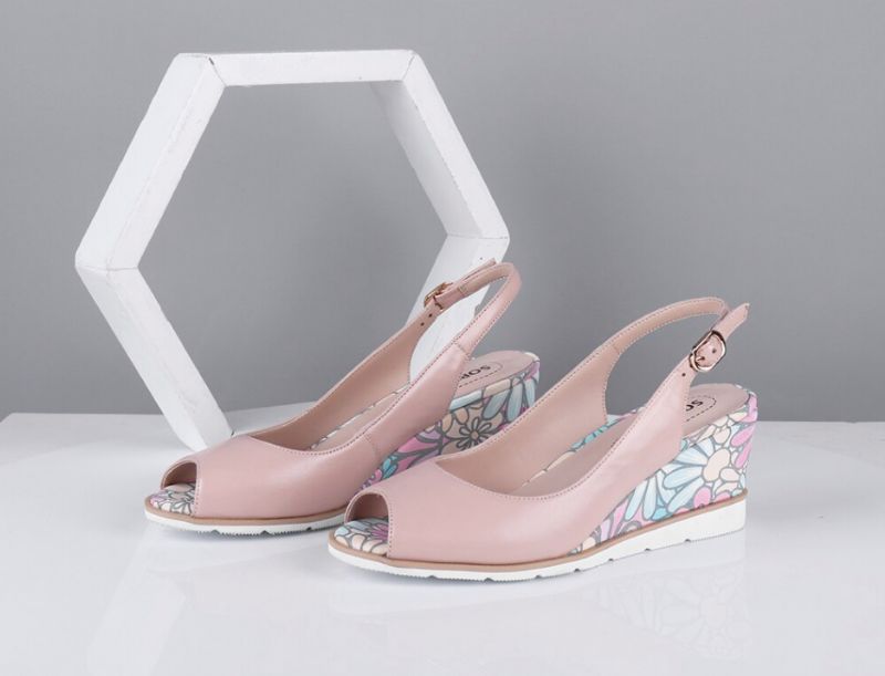 Zariely Wedges - Roze