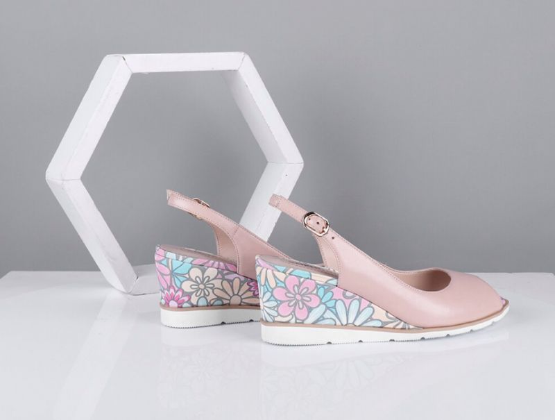 Zariely Wedges - Roze