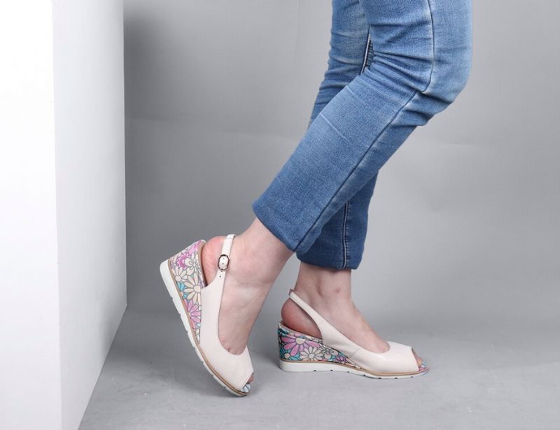 Zariely Wedges - Roze