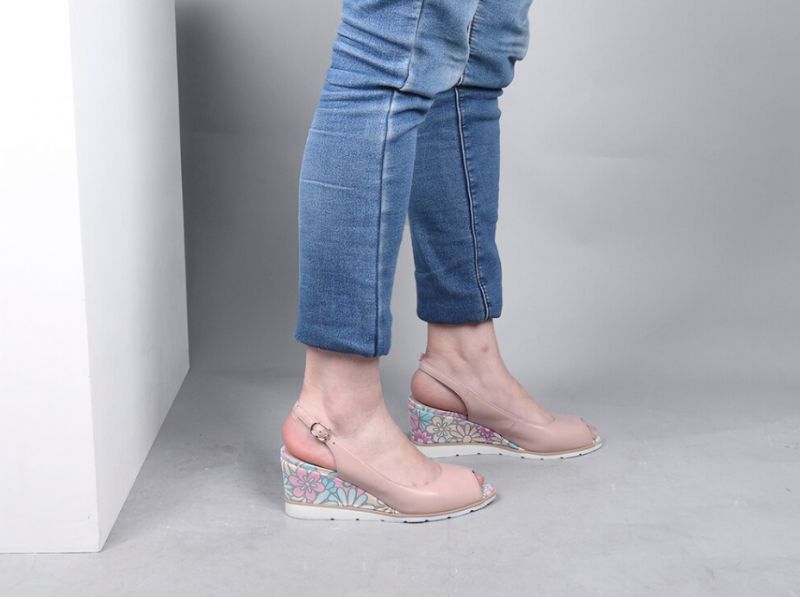 Zariely Wedges - Roze