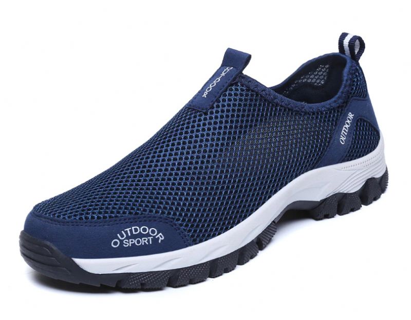 Zeki Heren Slip-on Sneaker - Blauw