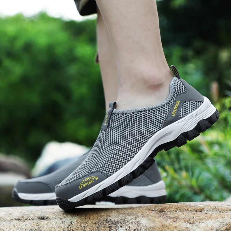 Zeki Heren Slip-on Sneaker - Blauw