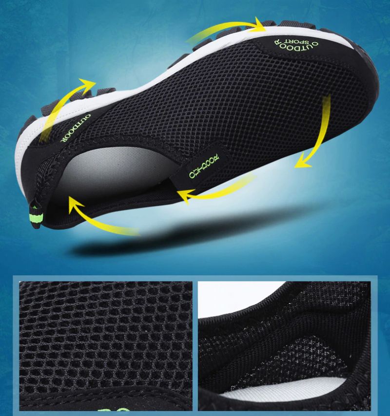 Zeki Heren Slip-on Sneaker - Blauw