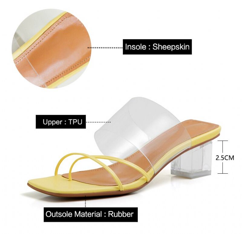 Zelanda Sandalen - Geel